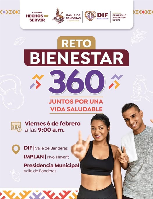 Gobierno de Bahía de Banderas lanza el Reto Bienestar 360