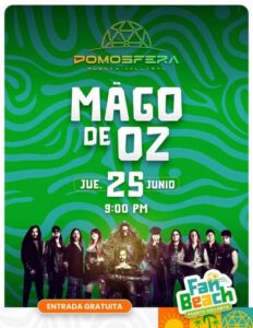 ¡Mago de Oz llega hoy a Puerto Vallarta! Concierto gratuito en la Fan Beach de la Domosfera