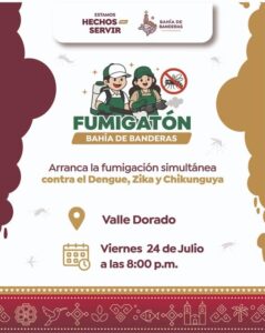 Arranca el «Fumigatón» en Valle Dorado para combatir el Dengue, Zika y Chikungunya