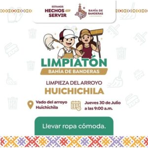 Convocan al «Limpiatón» en el arroyo de Huichichila este 30 de julio